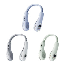 Portable Hanging Neck Fan Free Adjustment Leafless Hands Free Quiet Air Conditioner Cooling Hanging Fan for Indoor travel