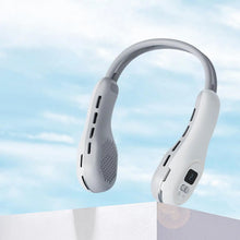 Portable Hanging Neck Fan Free Adjustment Leafless Hands Free Quiet Air Conditioner Cooling Hanging Fan for Indoor travel