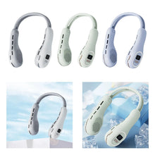 Portable Hanging Neck Fan Free Adjustment Leafless Hands Free Quiet Air Conditioner Cooling Hanging Fan for Indoor travel