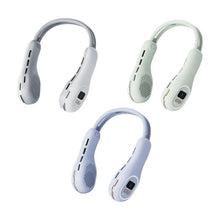 Portable Hanging Neck Fan Free Adjustment Leafless Hands Free Quiet Air Conditioner Cooling Hanging Fan for Indoor travel