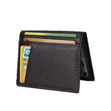 Super Slim Soft Wallet 100% Sheepskin Genuine Leather Mini Credit Card Wallet Purse Card Holders Men Wallet Thin Small