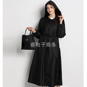 Long Travel portable Raincoat Women Ponchos Waterproof Pullover Women's Breathable Rain Coat Chubasquero Mujer