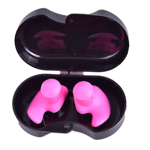 1 Pair  Soft Waterproof Earplugs Dust-Proof Ear Silicone Sport Plugs