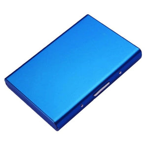 Anti-Scan RFID 1 PC Aluminum Metal Credit Card Holder Slim Blocking Wallet Case Business Card Protection Holder Case