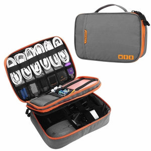 TUUTH Travel Digital Cable Storage Bag Mobile Power Organizer Bag Electronics Accessories Bag Case for earphones