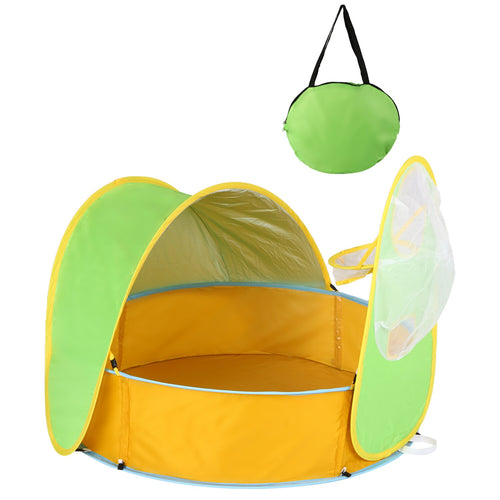 Baby Beach Tent Pool Portable Instant Popup Shade Pool Play Tent UV Protection Sun Shelter for Children Toy Small House with Bag