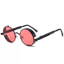 Men And Women Classic Steampunk Sunglasses Men And Women Sunglasses Luxury Brand Retro Round Sunglasses Metal Glasses Retro