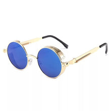 Men And Women Classic Steampunk Sunglasses Men And Women Sunglasses Luxury Brand Retro Round Sunglasses Metal Glasses Retro