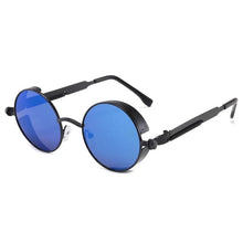 Men And Women Classic Steampunk Sunglasses Men And Women Sunglasses Luxury Brand Retro Round Sunglasses Metal Glasses Retro