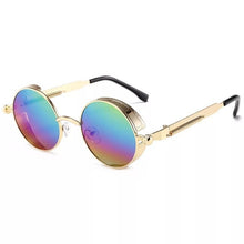 Men And Women Classic Steampunk Sunglasses Men And Women Sunglasses Luxury Brand Retro Round Sunglasses Metal Glasses Retro