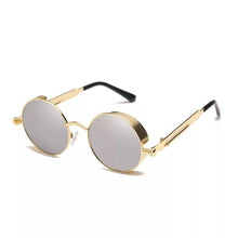 Men And Women Classic Steampunk Sunglasses Men And Women Sunglasses Luxury Brand Retro Round Sunglasses Metal Glasses Retro