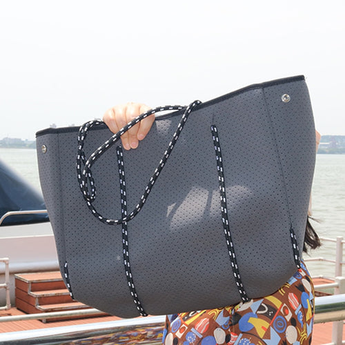 Luxury Women Tote Crossbody Bag Big Shopping Neoprene Bag