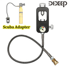 DIDEEP Diving System Mini Scuba Oxygen Cylinder Air Tank Scuba Reserve Air Tank Pump Snorkeling Gear Snorkeling Diving Equipment