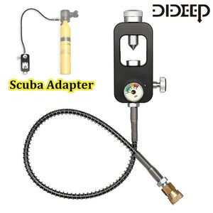 DIDEEP Diving System Mini Scuba Oxygen Cylinder Air Tank Scuba Reserve Air Tank Pump Snorkeling Gear Snorkeling Diving Equipment