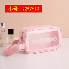 PVC Transparent Makeup Bag Women Wash Bag Travel Organizer Large Capacity Cosmetic Storage Bag Hand Clear Bags Neceser 2020