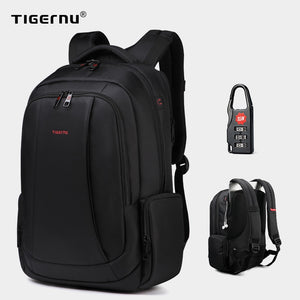 Tigernu Anti Theft Nylon 27L Men 15.6 inch Laptop Backpacks School Fashion Travel Backpacking Backpack Male Backpack For Laptop