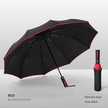 High-quality Male and Female Business Automatic Double Reinforcement Super Large Folding Sunscreen Umbrella Ten Bone Umbrella