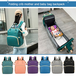 Diaper Bag Multifunction Folding Baby Mom Travel Backpack Large Capacity Nappy Maternity Care Women Bag Nursing Bags