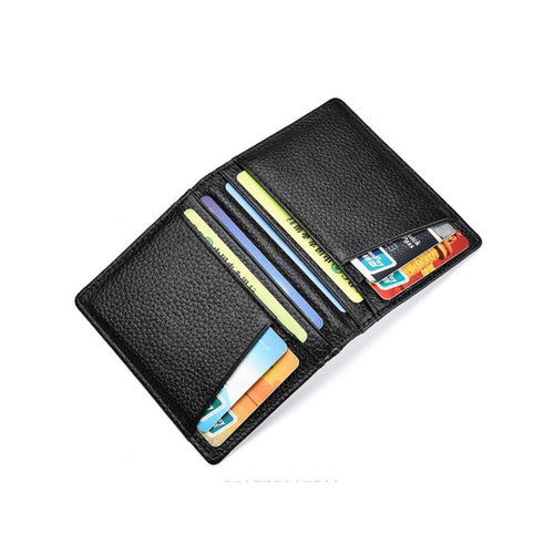 Super Slim Soft Wallet 100% Sheepskin Genuine Leather Mini Credit Card Wallet Purse Card Holders Men Wallet Thin Small